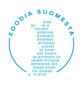 "Koodia Suomesta"-merkki.